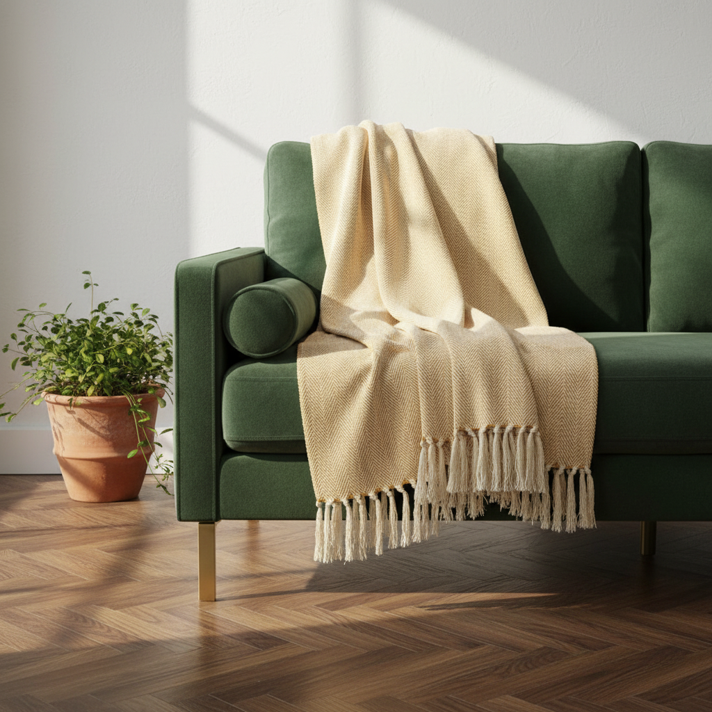 Sunshine Weave Throw