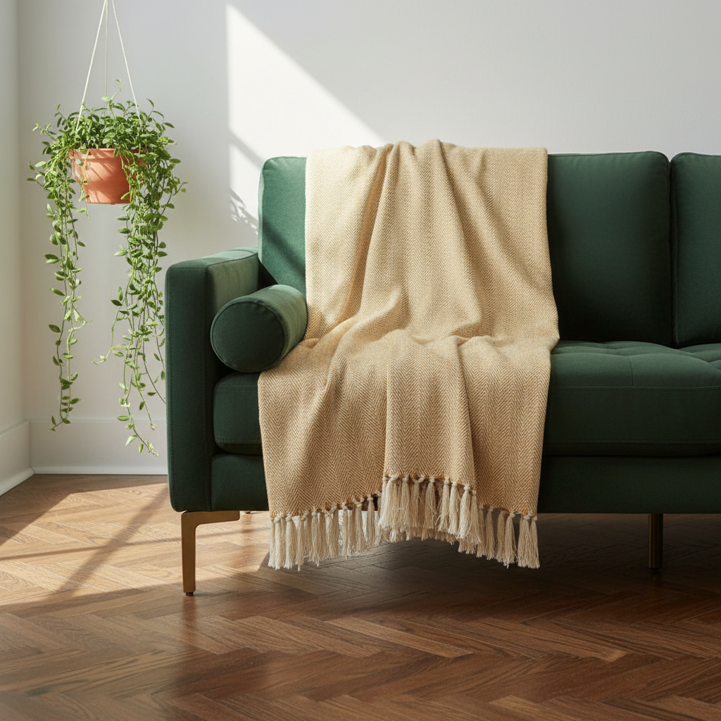 Sunshine Weave Throw