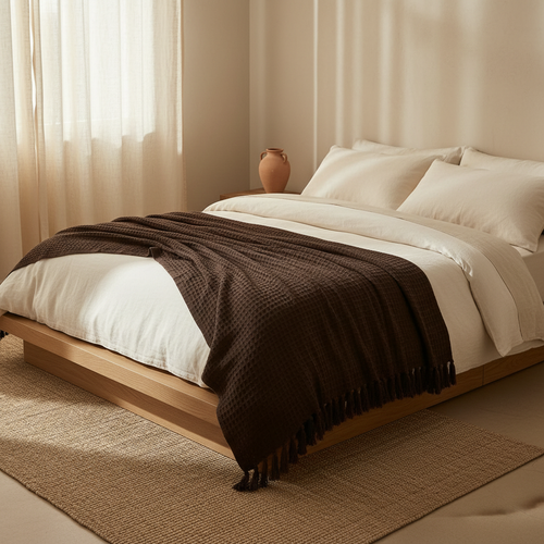 Cocoa Waffle Throw