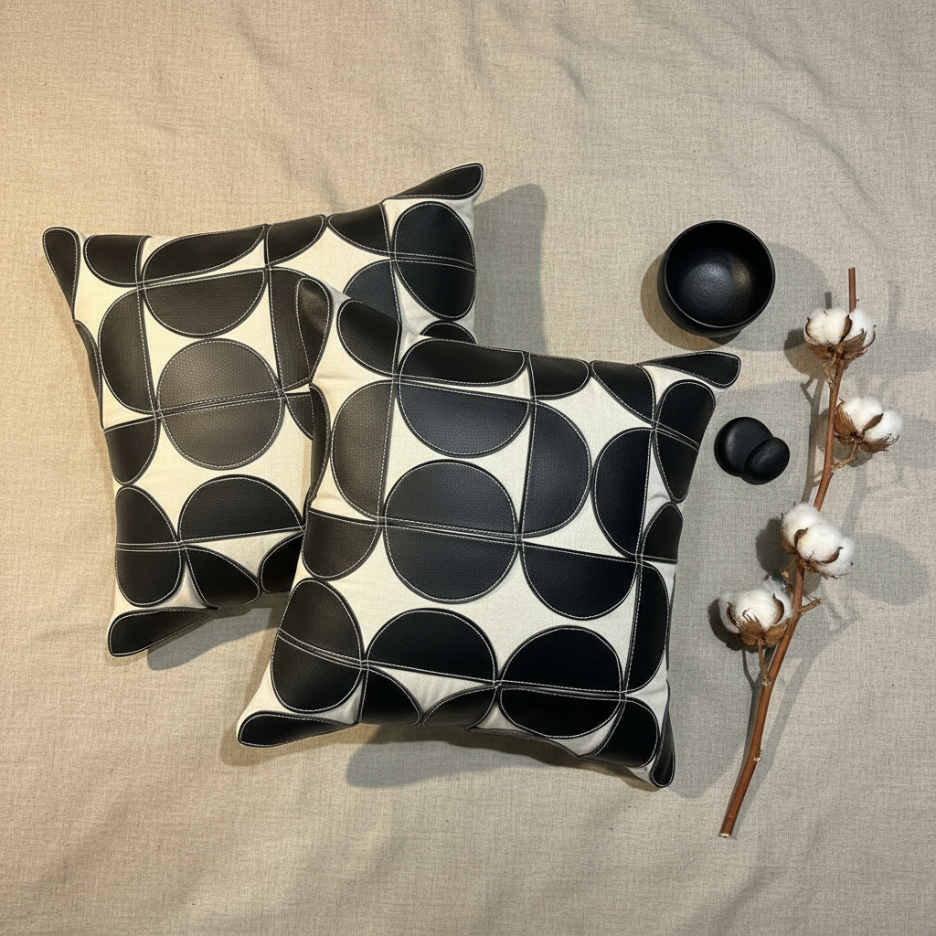 Midnight Arc Cushion Cover