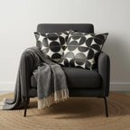 Midnight Arc Cushion Cover