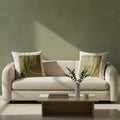 Olive Trace Cushion Cover