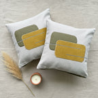 Olive Block Cushion Cover