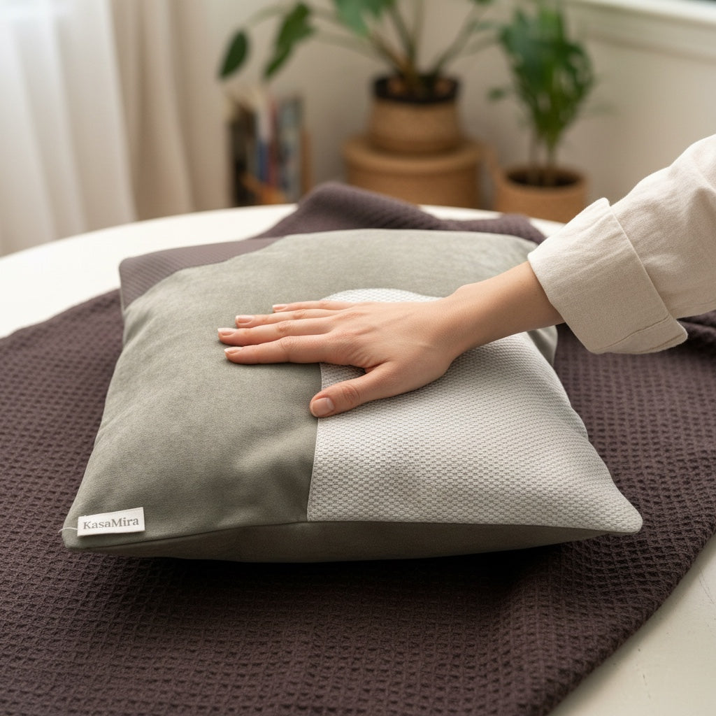 Stone Patch Cushion Cover